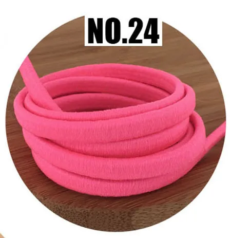 NO24 Meetee 5/10/20M 5mm Thickened Color Elastic Rope Rubber Band Thick Elastic Band DIY Head Rope Belt Sew Scrapbooking Accessories - Цвет: NO24