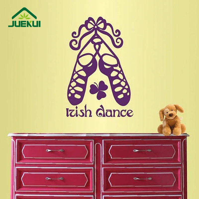 Виниловые Съемные наклейки на стену в стиле ирландских танцев K437 | Дом и сад