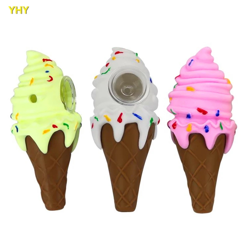 Девчачья Мягкая ложка для мороженого Форма табачная курительная трубка