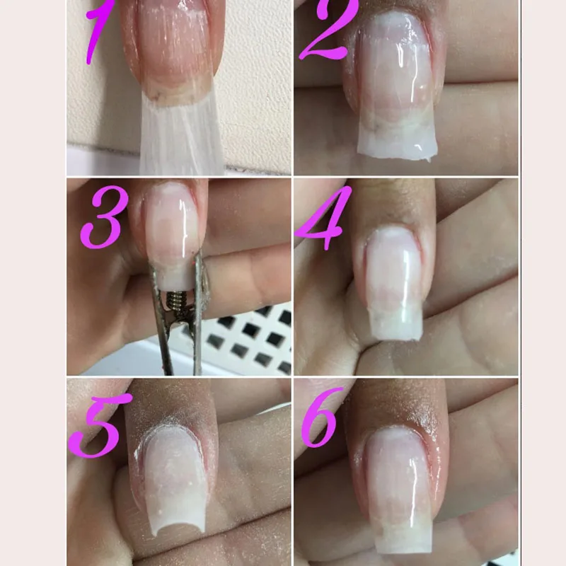 Fibernails Стекловолоконный набор для наращивания ногтей акриловый маникюра и