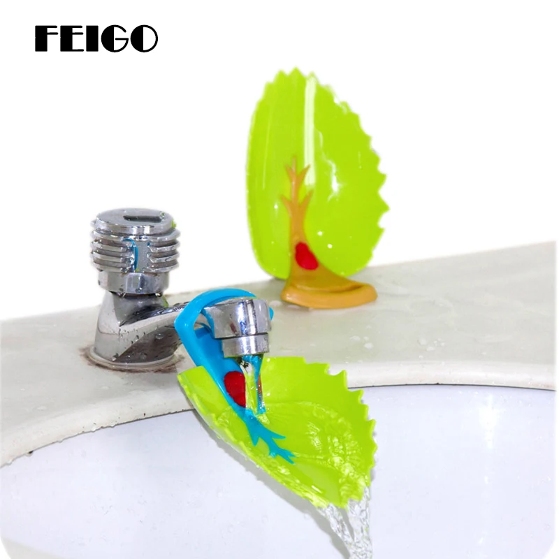 

FEIGO Selling Childrens Hand Washing Extender Baby Hand Washing Machine Sink Bathroom Kitchen Faucet Splash Water Extender F369