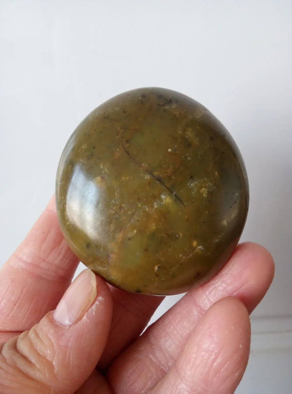 

2.41" OPAL Crystal Palm Massage Stone Pocket Palm Stone Madagascar GEM Sweet