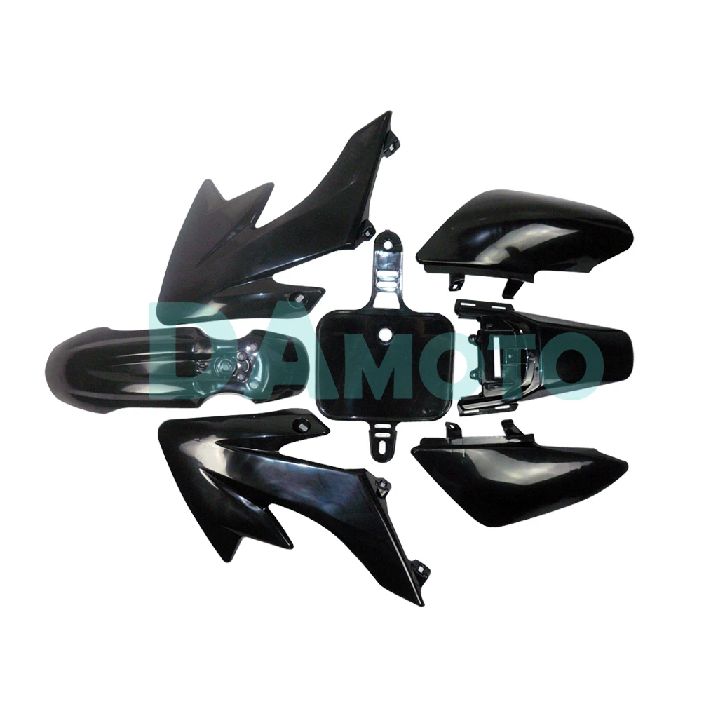 Мотоцикл 3 м графические наклейки и черный пластиковый корпус комплект для HONDA CRF50