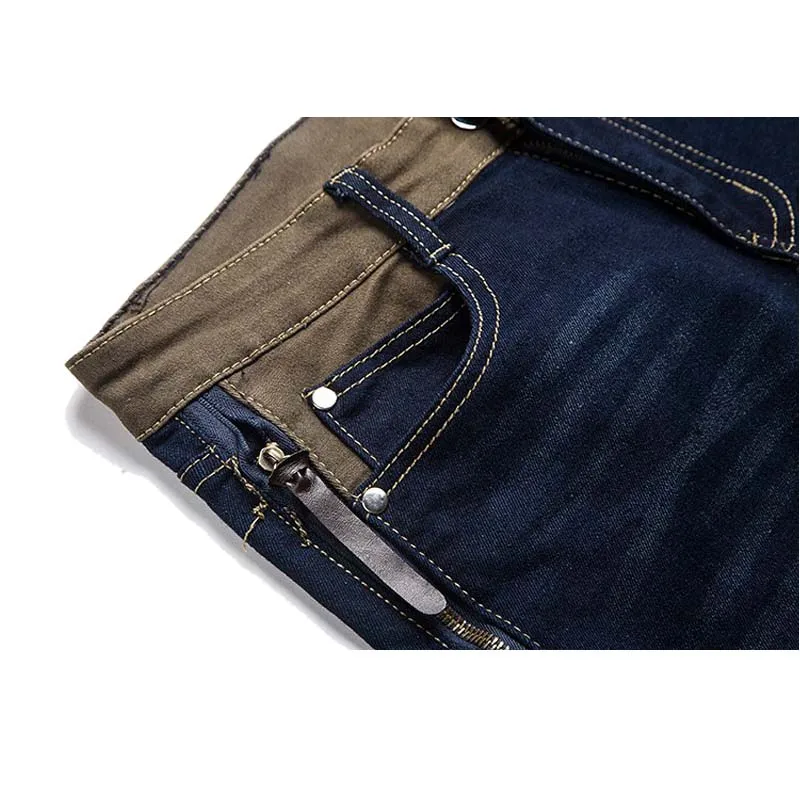 Мужские джинсы Брюки для девочек брюки-карго Комбинезоны синий марка 2017 дизайнер
