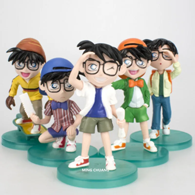 5 шт./компл. Детектив Конан эдогава Куду Шиничи Ришар Мур ПВХ фигурка