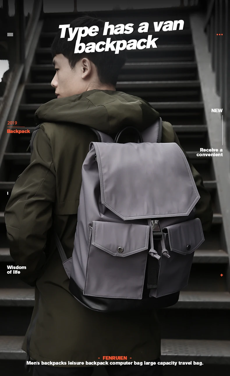 Мужской рюкзак, многофункциональный, USB, 15,6 дюймов, для ноутбука, Mochila, для подростка, для студентов, школьная сумка, модный, водонепроницаемый, повседневный рюкзак