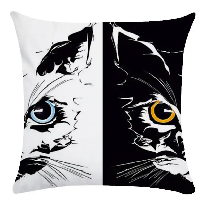 Подушка подарки для кошек домашний декор наволочка наволочки покрытия подушек