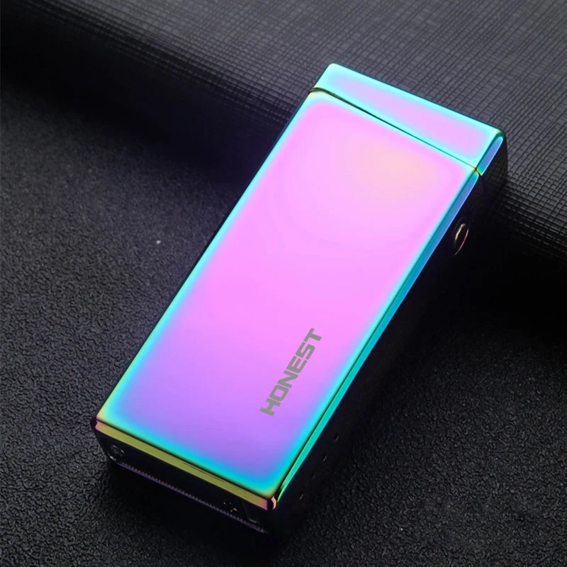 1 шт. сенсорный экран Двойная дуговая Зажигалка USB зарядка ветрозащитная