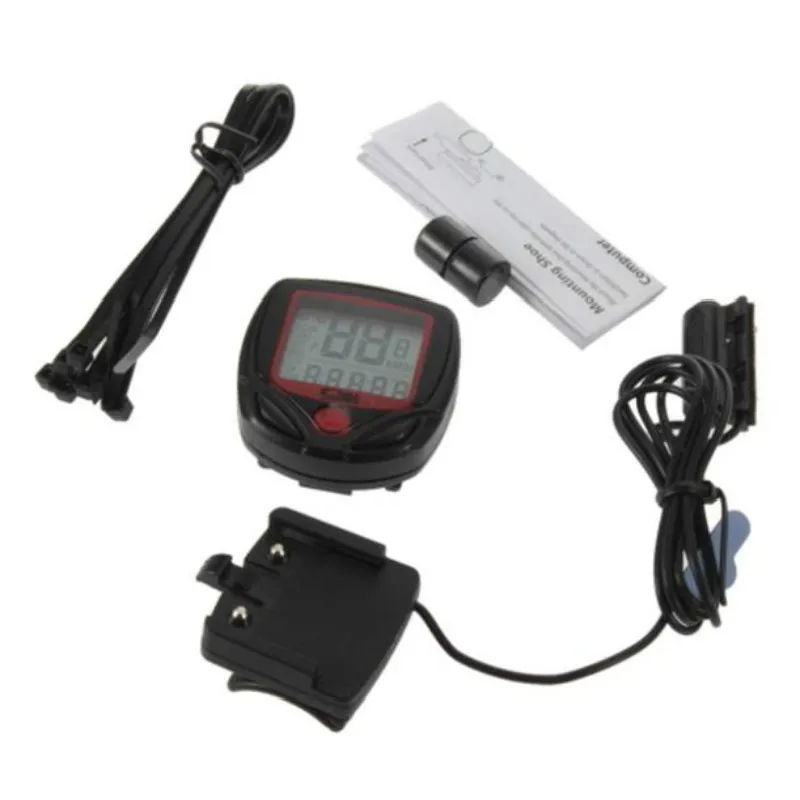 Hot Digital Bicycle Bike LCD Cycling Computer Odometer Speedometer Stopwatch BU outdoor cycling accessories | Спорт и развлечения