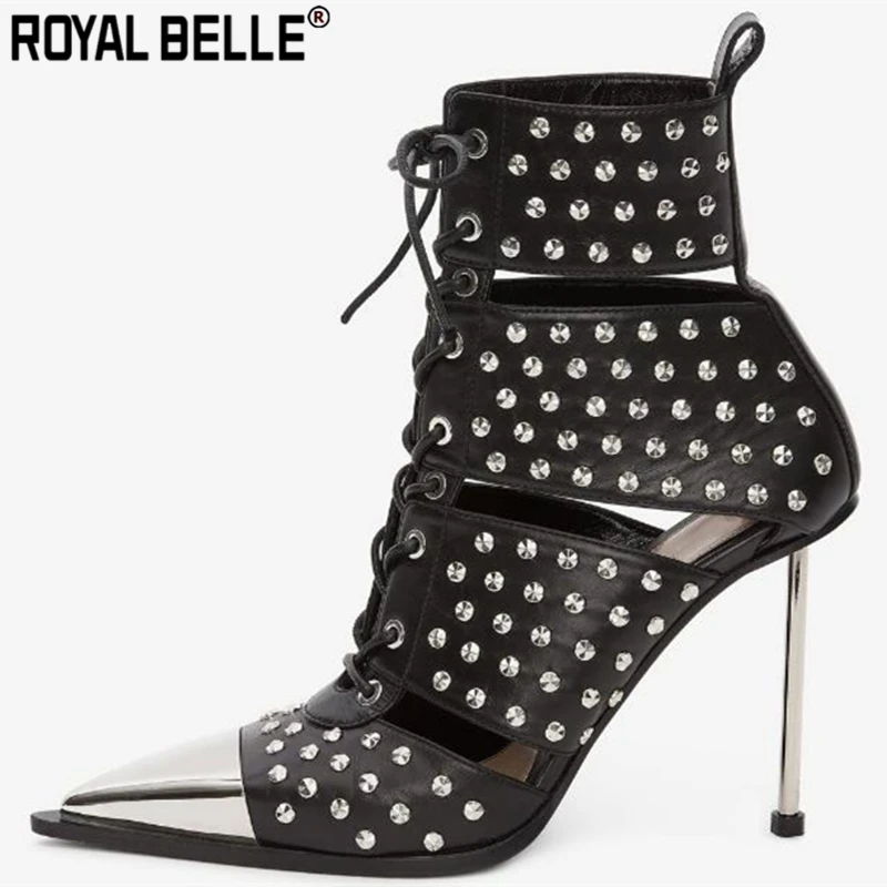 Royal Belle/туфли-лодочки на высоком каблуке с острым металлическим носком пикантные