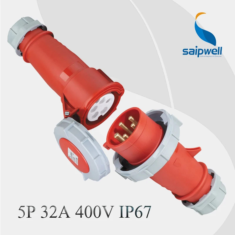 IP67 5P 415V 32A гнездо и штекер CEE IEC 60309-2 | Обустройство дома
