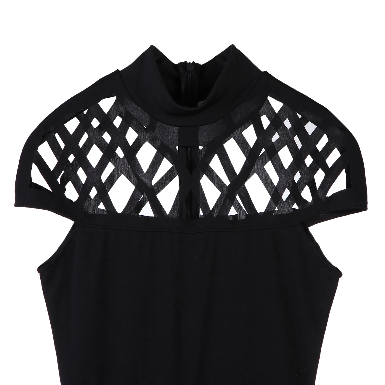 2018 Модные женские колье Высокая шея в клетку рукав Playsuit Дамы Комбинезон