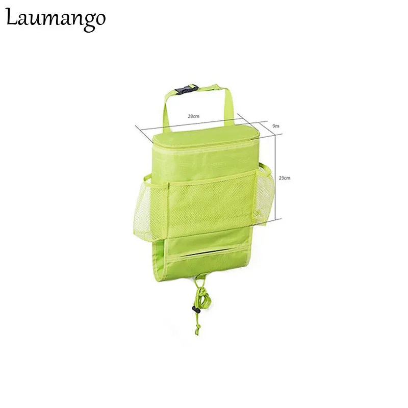 Laumango oxford Автомобильная сумка на заднее сиденье-холодильник для хранения крышка