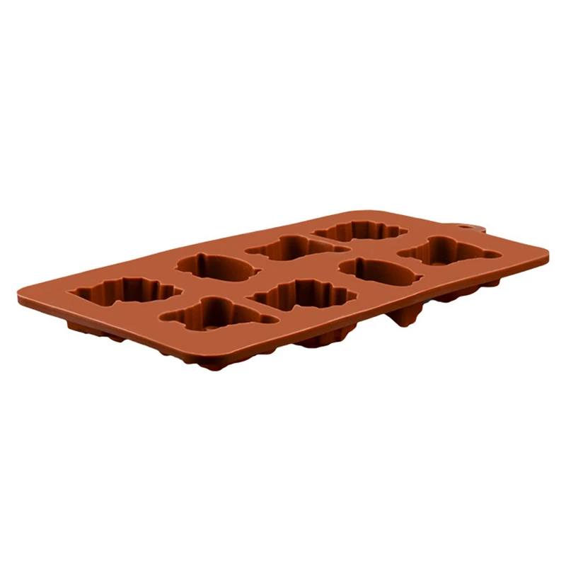 LeBei 8 Holes Cute Bear Lion Hippo Chocolate Mold Soap / Ice DIY For Kids Pudding Silicone High Temperature | Дом и сад