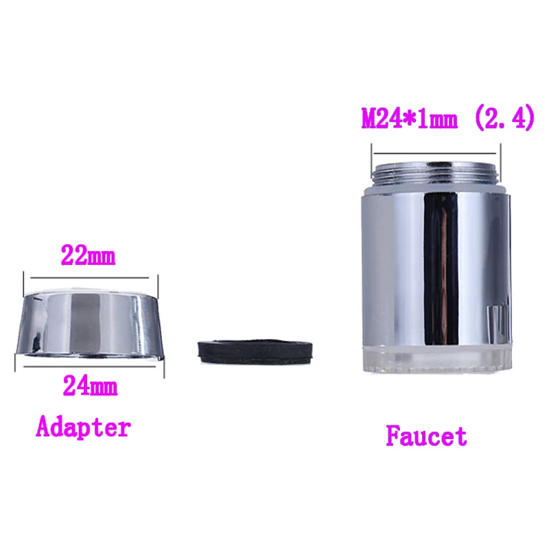 Высококачественная светящаяся насадка для душа со светодиодный светильник кой и