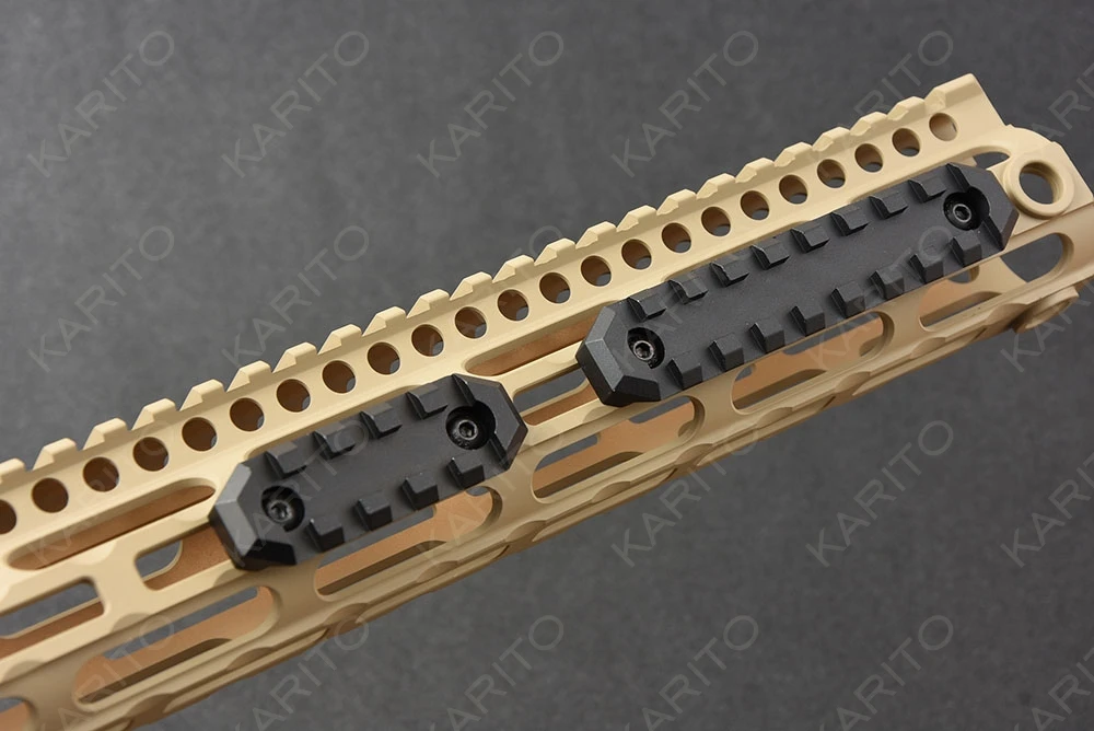 Cnc m-lok 9 слотов рельсовая панель Пикатинни Вивер поручень боковая