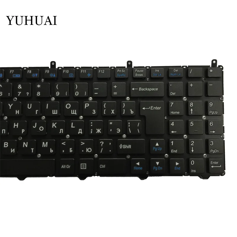 100% новая Русская клавиатура для HASEE DNS Clevo K610C K650D k590C K570N RU Клавиатура ноутбука |