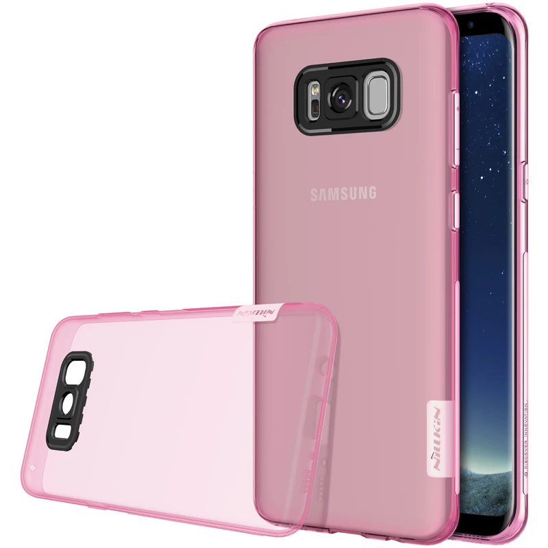 Силиконовый чехол Nillkin для Samsung Galaxy S8 Plus прозрачные мягкие чехлы из ТПУ задняя