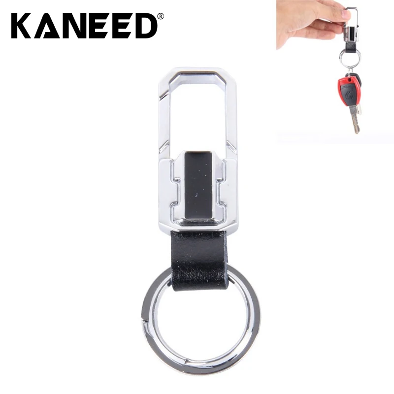 KANEED два кольца Автомобильный ключ держатель мини металлический брелок ключница