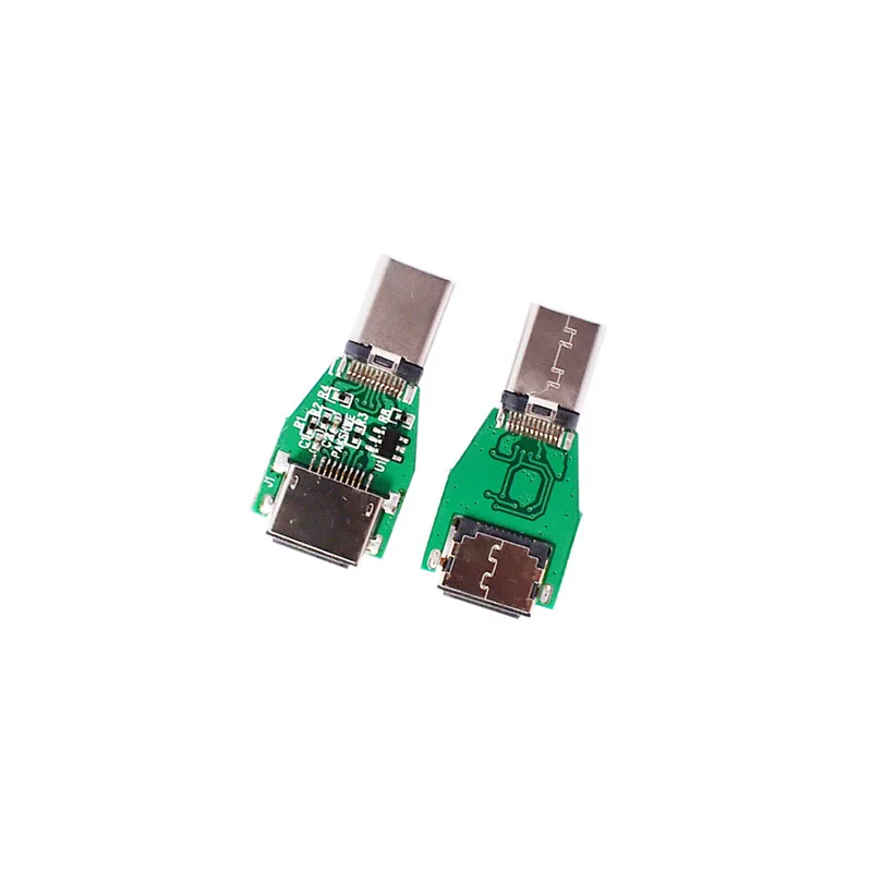 2x DIY Lightning Женский Micro USB/Тип C Мужской синхронизации зарядки адаптер конвертер PCBA для iPhone 6 7 8 X Кабель Android