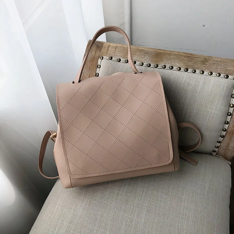 Pink Модный женский рюкзак из мягкой кожи с защитой от кражи, Качественные рюкзаки для путешествий в консервативном стиле, Молодежная женская сумка для рук, Mochila XA427H - Цвет: Pink