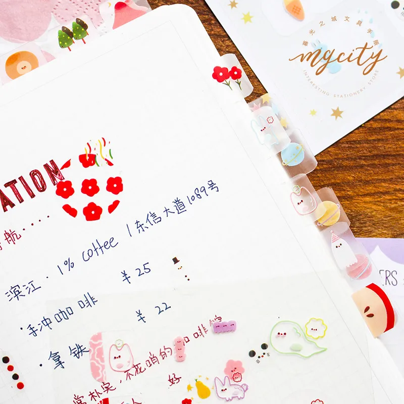 Креативные DIY наклейки с индексом декоративные липкие стикеры планировщик