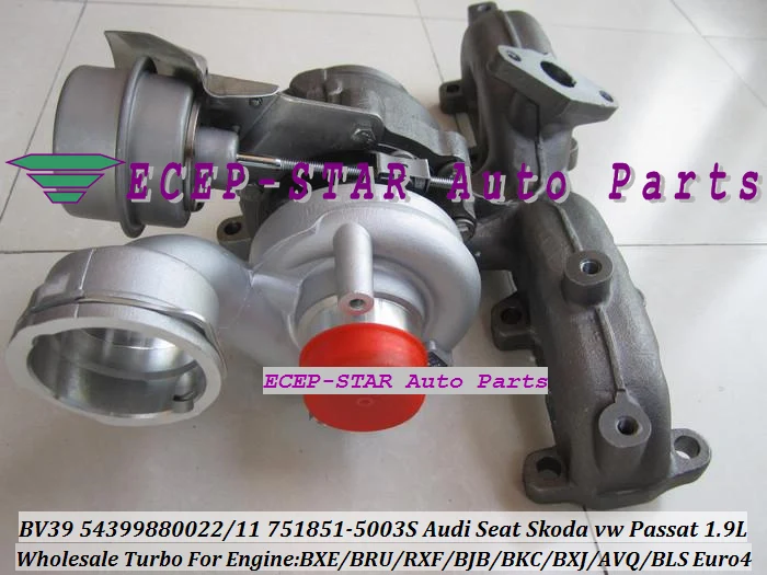 BV39 54399880022 54399700022 22 5439-970-0022 751851-5003S 751851 турбо для AUDI Seat Skoda VW Passat BKC BJB BXE 1.9L TDI 105HP |
