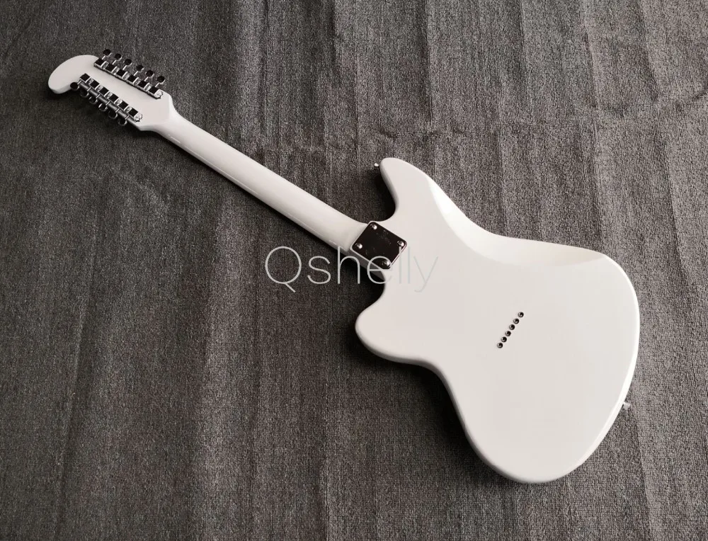 Высококачественный QShelly custom FD 12 струн алое тело фингерборд из черного дерева