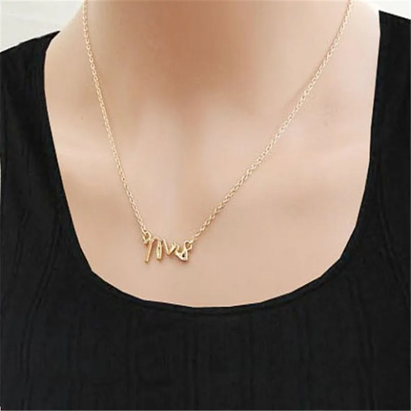 Модное Золотое изящное ожерелье Mrs Женские Ювелирные изделия модное с инициалом