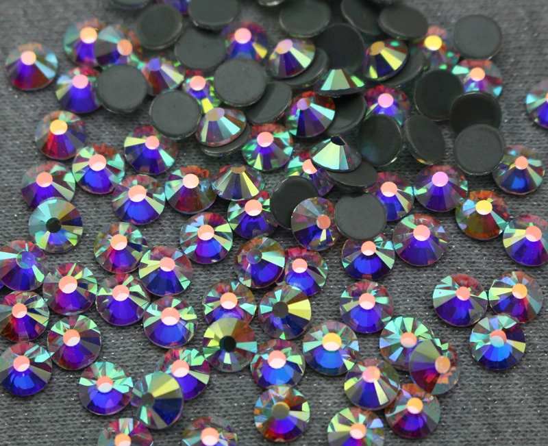Кристаллические стразы с плоской задней поверхностью лучшего качества на