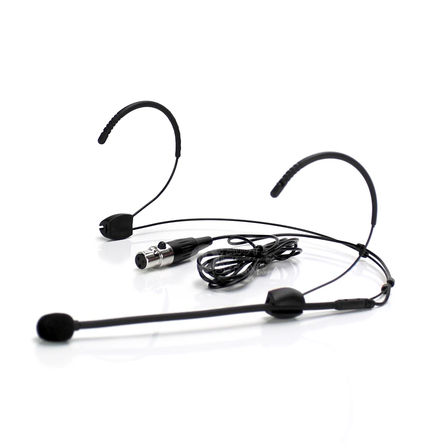 Профессиональная мини гарнитура XLR 3 Pin TA3F с двойным ушным крючком микрофонная