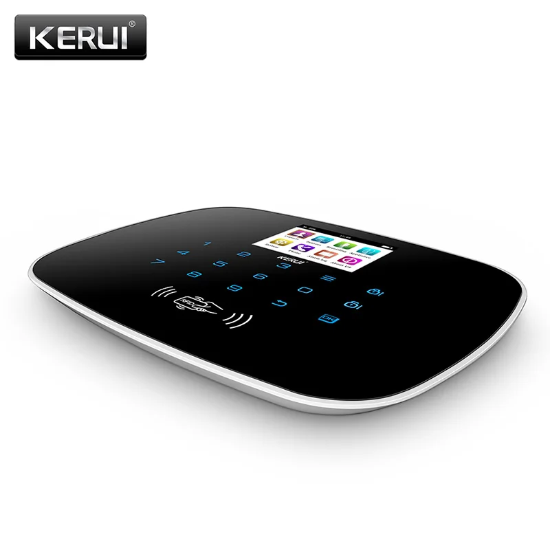 KERUI lcd PIR датчик GSM Autodial домашняя офисная охранная сигнализация с поддержкой 2G