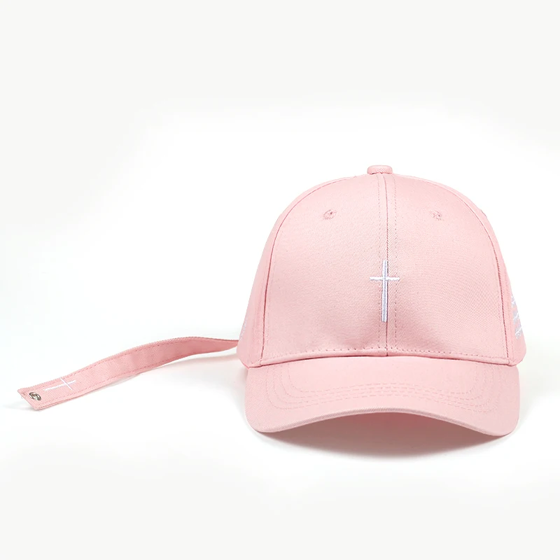 Новая модная женская и мужская бейсбольная кепка с поперечным ремнем Черная