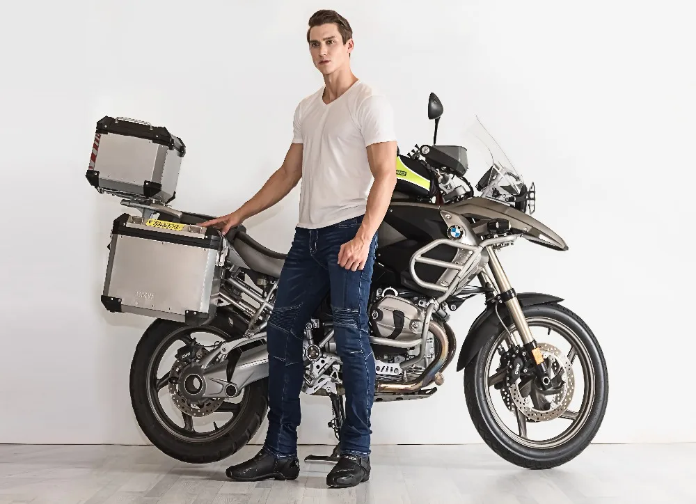 2017 высококачественные байкерские джинсы для рок байкеров с защитой от падения