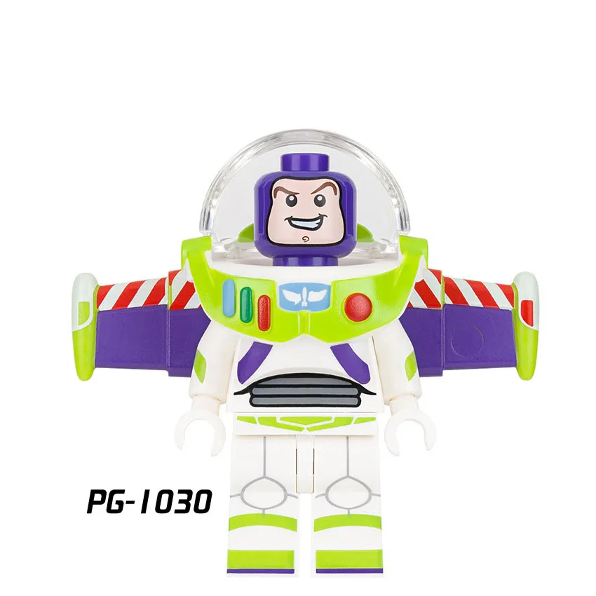 Joyifor Лот игрушки Storys Woody Buzz Lightyear Статуя Свободы ракета мини фигурка строительные блоки кирпичи для детей - Цвет: Цвет: желтый