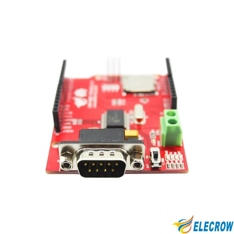 Elecrow CAN-BUS щит для Arduino Mega Leonardo Microchip MCP2515 CAN контроллер трансивера MicroSD карты DIY gps подключения