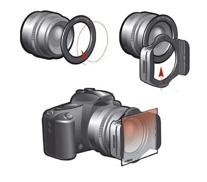 1 шт. кольцевой адаптер (49 82 мм) + держатель фильтра для серии Cokin P|filter holder|filter holder