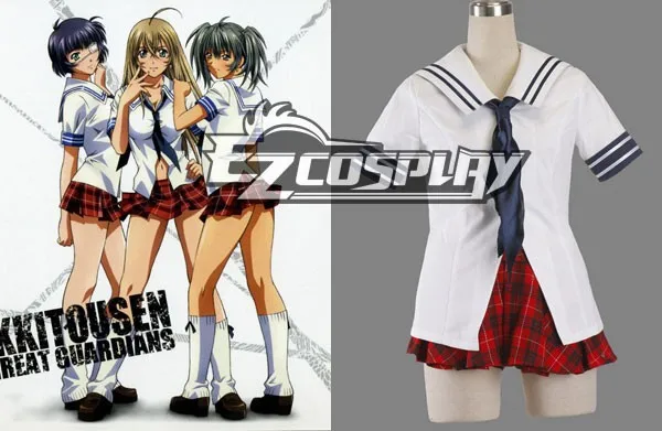 

Ikki Tousen Sailor Suit Battle Vixens Cosplay Costume E001