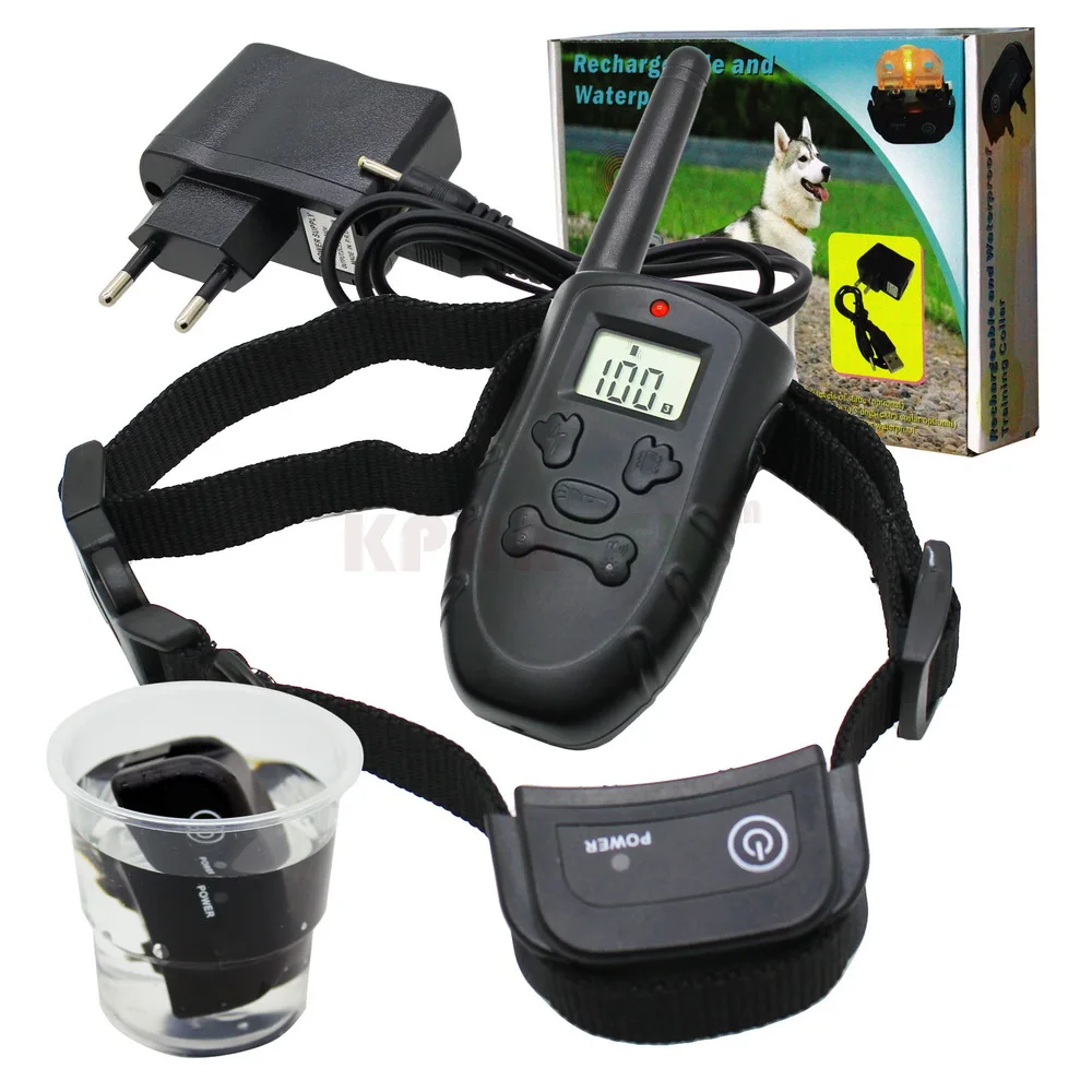 Оптовая продажа высокое качество ошейник для тренировки собак с пультом
