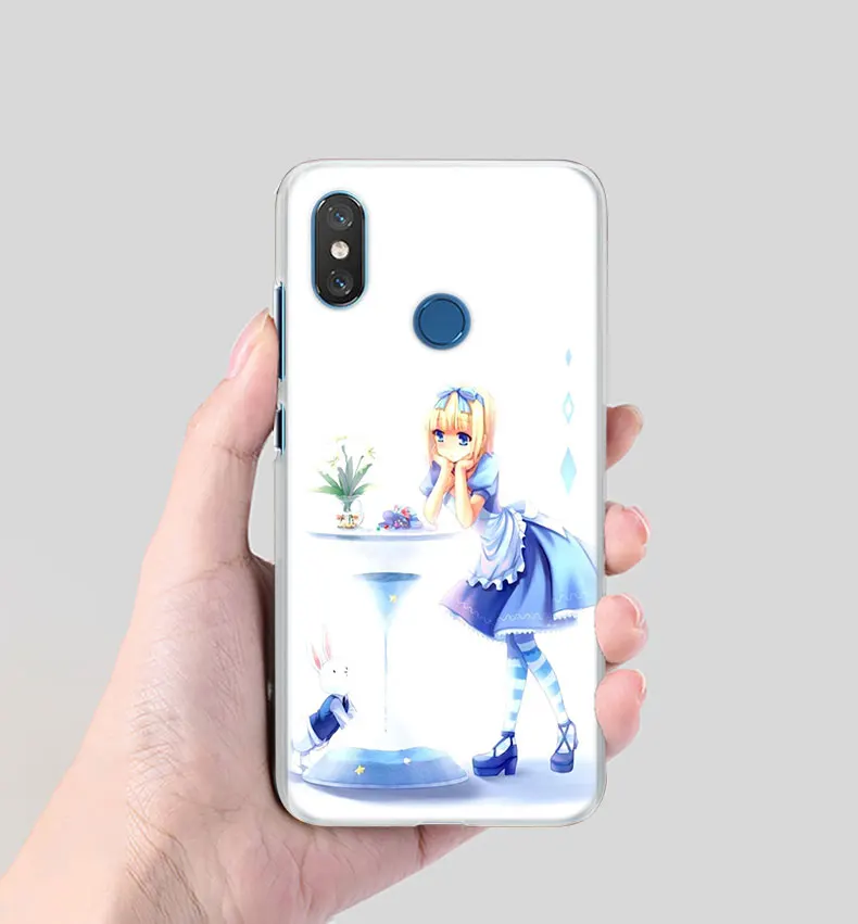 Алиса в стране чудес чехол для телефона для Xiaomi mi 9 Honor 8 Lite A1 A2 Lite Red mi 5 5A 6A Примечание 6 7 S2 жесткий поликарбонатный чехол для телефона чехол