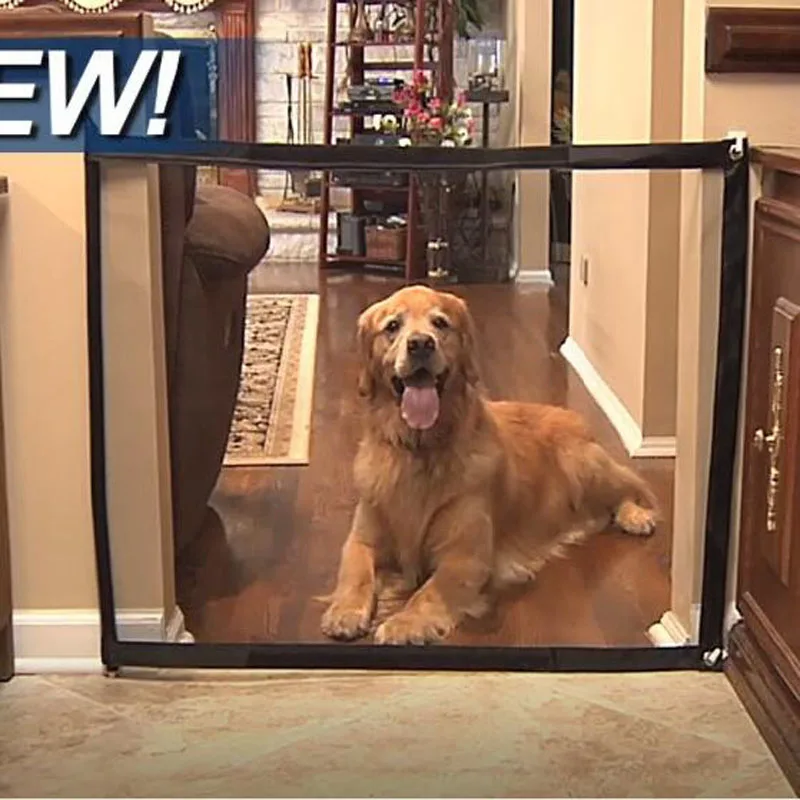 Pet Dog Isolation Gate Mesh Safety Enclosure Fences Baby Pets Isolating Separation Net Ingenious Protection Playpen | Дом и сад