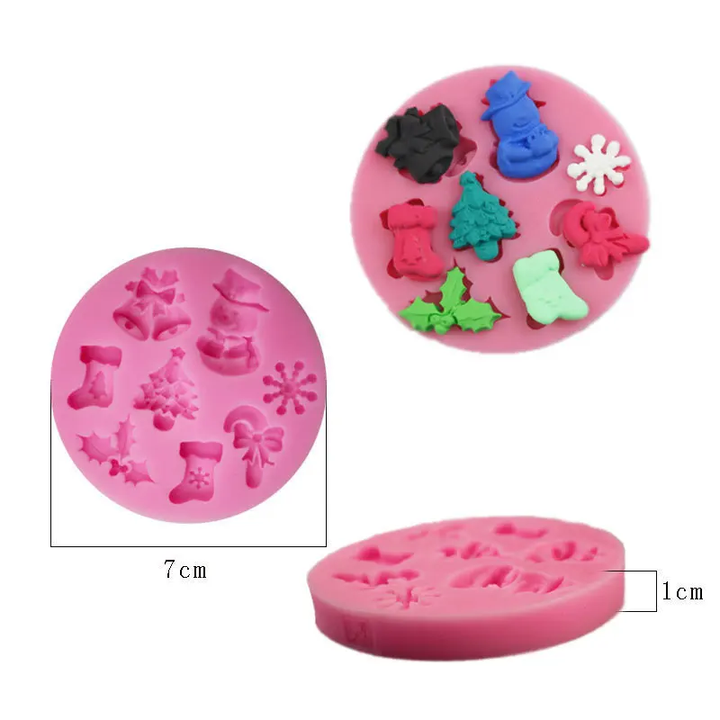 Рождественские украшения для торта шоколадные конфеты кондитерские детские