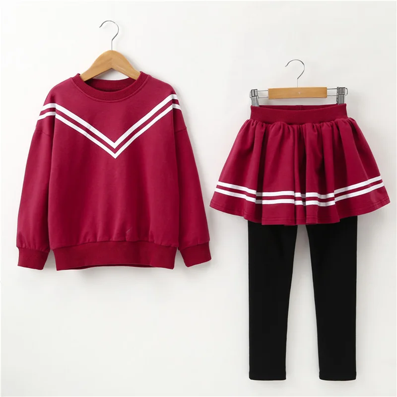 Одежда для детей осень 2018 новый корейский маленьких девочек Спортивный костюм