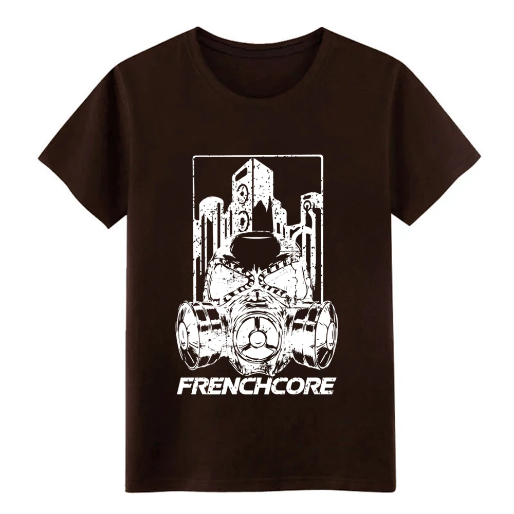 Мужская футболка Frenchcore (белая) на заказ 100% хлопок S XXXL крутая графическая летняя
