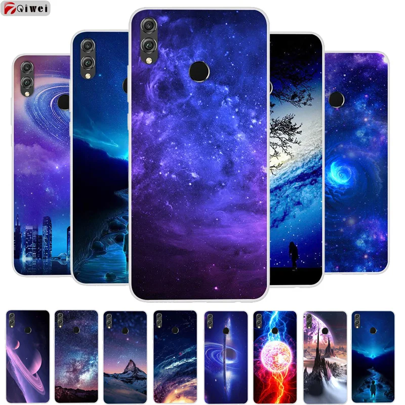 Чехол Для Doogee Y9 Plus N20 мягкий чехол из ТПУ с космическим принтом планеты для Funda N10 N