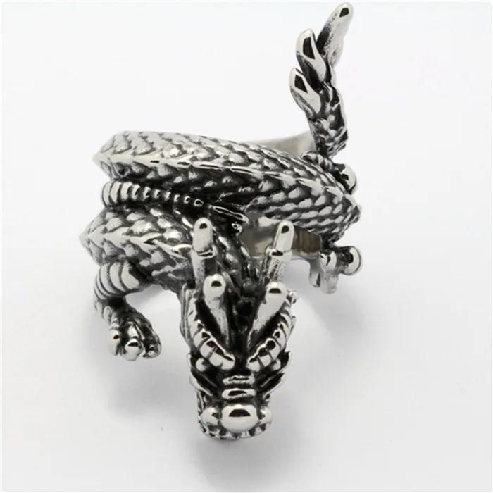 1 шт. кольцо с драконом из нержавеющей стали 316L|chinese dragon rings|dragon ringdesigner ring |