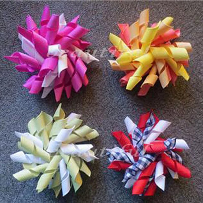 

100 BLESSING Good Girl Boutique Custom 2.5" Corker Hair Bows Clip 252 No.