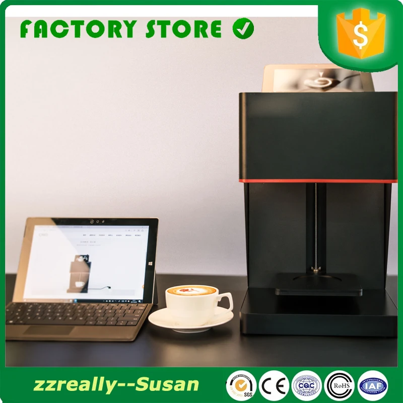 

Edible Ink Art Coffee Food Beverage Printing Machine Auto