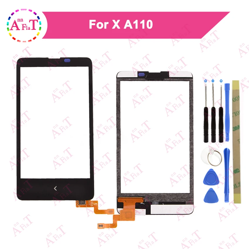 4.0&quot for Nokia Lumia x Dual SIM A110 RM-980 Touch Screen Digitizer Sensor Outer Glass Lens Panel Free plastic 3M glue | Мобильные