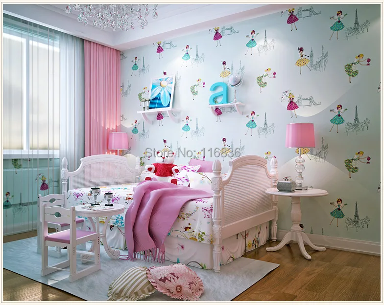 Высокое качество росписи обои современные балерины танец девушка декор Детская